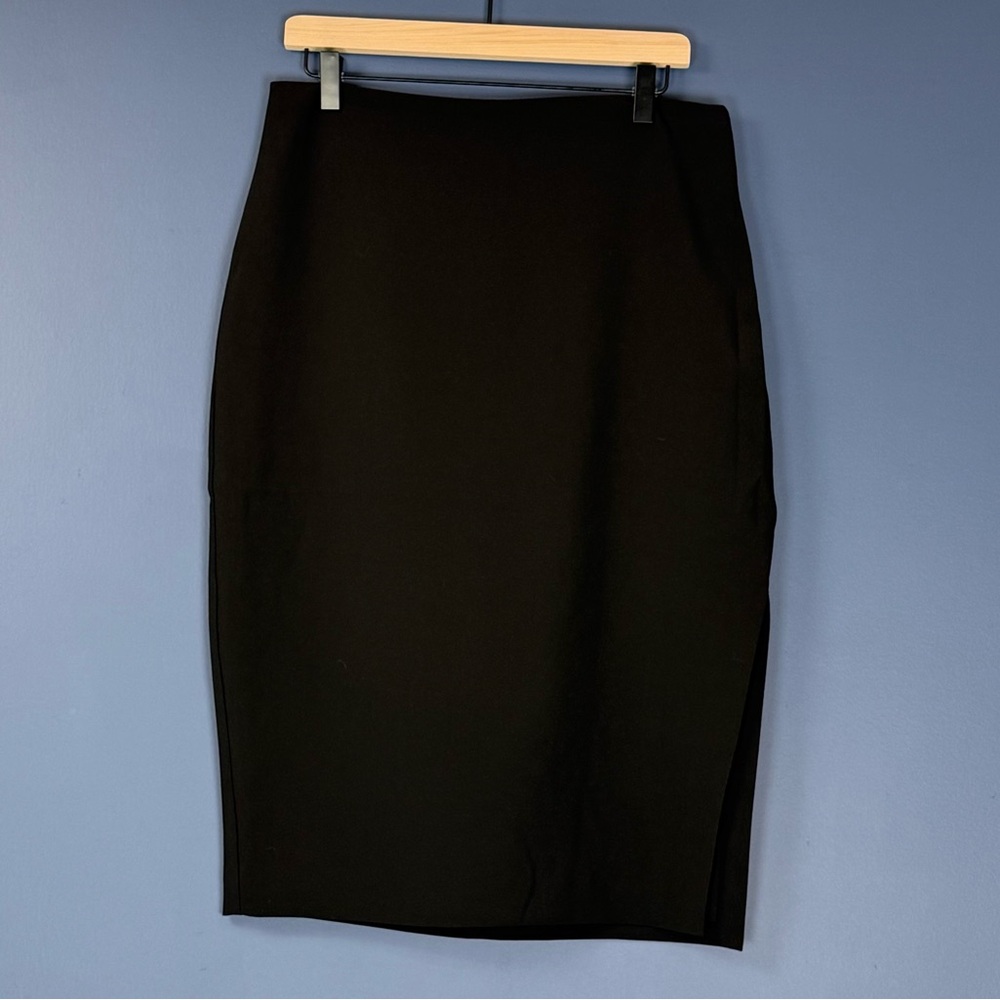 Express Women's Black Side Slit Pencil Skirt Size 12 - Picture 3 of 5